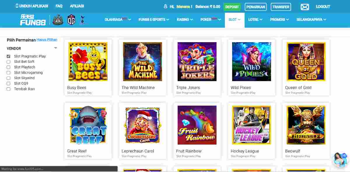 bonus rabat e-sport tanpa batas Fun88